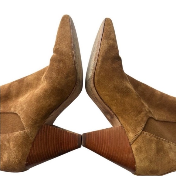 Veronica Beard Baxter Chelsey heeled suede ankle boots 8.5 is $450 new EUC - Picture 5 of 8